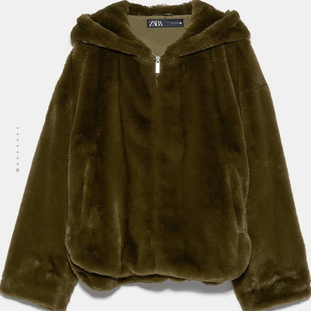 Faux fur jacket